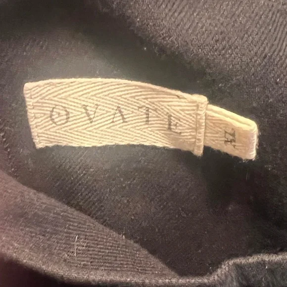 Ovate Hemlock Elegant Black Midi Dress - Picture 2 of 4